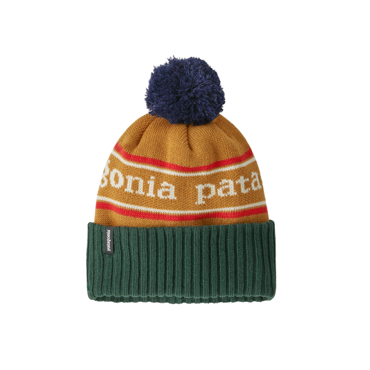 PATAGONIA_KIDS_POWDER_TOWN_BEANIE_YOUTH_TLN_GLD_FRONT