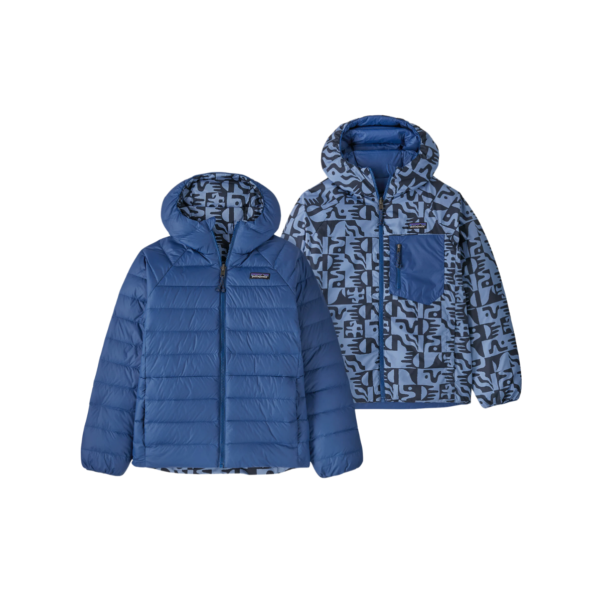 PATAGONIA_KIDS_REVERSIBLE_DOWN_LIGHTWEIGHT_SWEATER_HOODY_FRONT