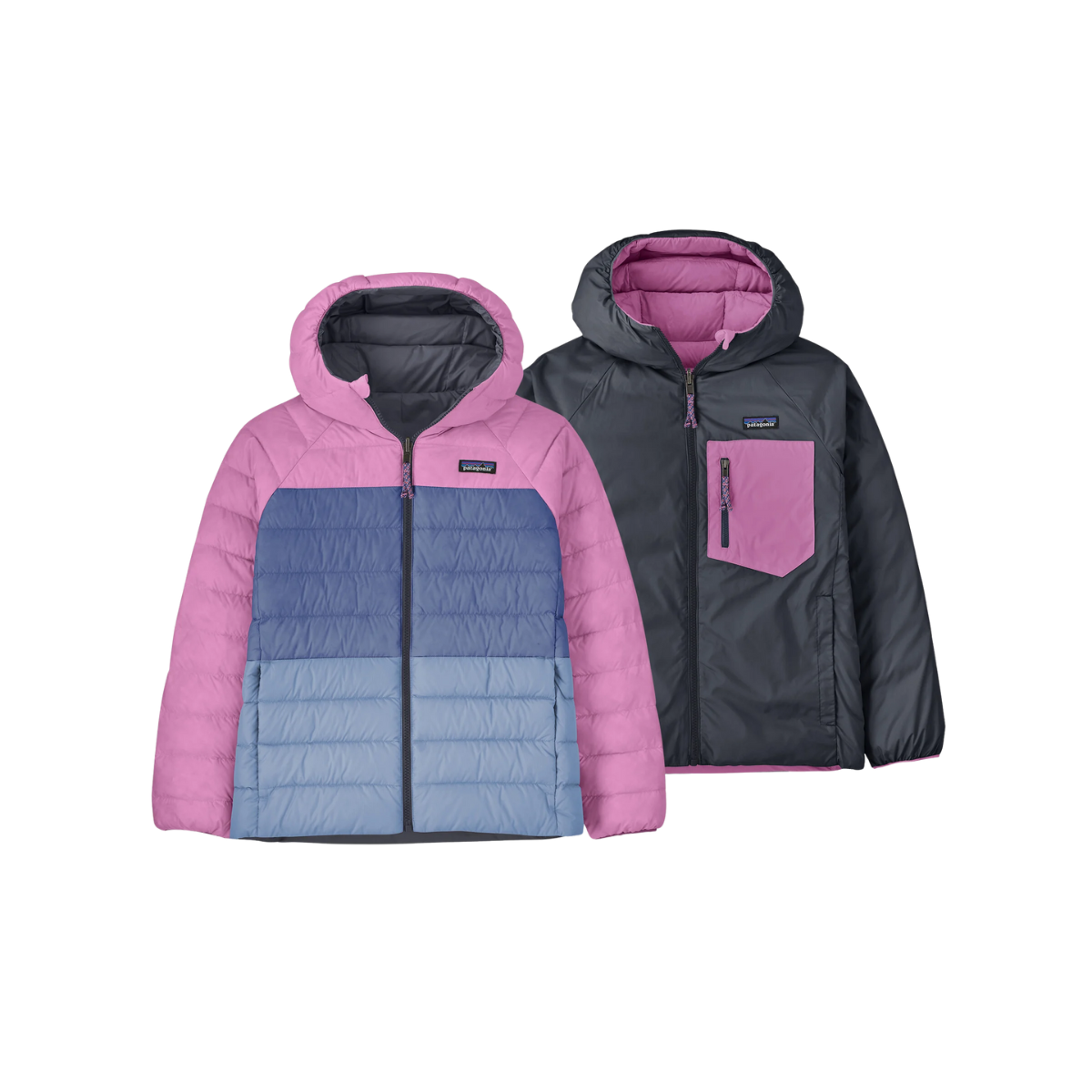 PATAGONIA KIDS' REVERSIBLE DOWN SWEATER HOODY - SMOLDER BLUE – Joe's ...