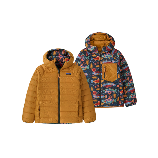 PATAGONIA_KIDS_REVERSIBLE_DOWN_SWEATER_WINDPROOF_HOODY_INK_BLK_FRONT