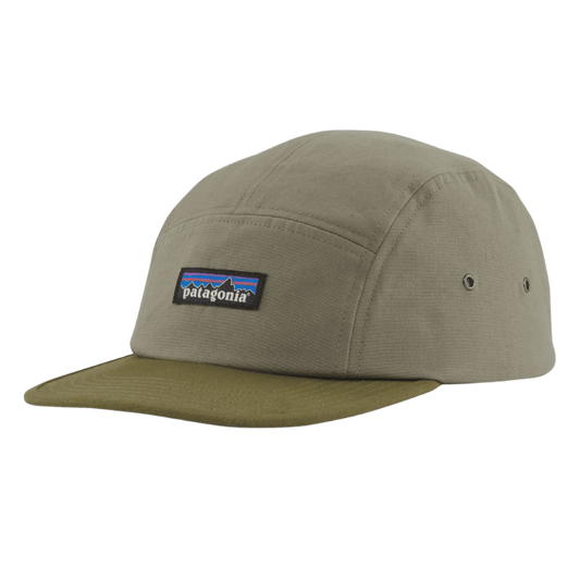 PATAGONIA P-6 LABEL MACLURE ORGANIC COTTON CANVAS HAT_GARDEN GREEN