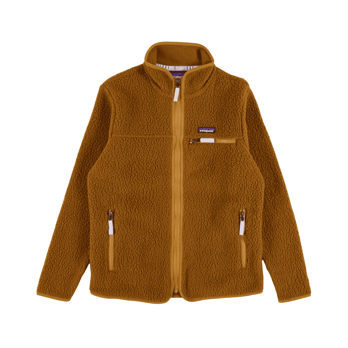 PATAGONIA WOMENS RETRO PILE FLEECE JACKET - SHELTER BROWN