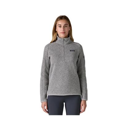 PATAGONIA WOMEN'S BETTER SWEATER 1/4 ZIP FLEECE - PERMAFROST PURPLE front view
