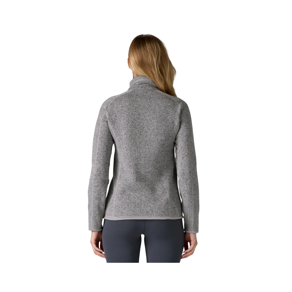 PATAGONIA WOMEN'S BETTER SWEATER 1/4 ZIP FLEECE - PERMAFROST PURPLE back view