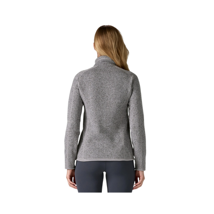 PATAGONIA WOMEN'S BETTER SWEATER 1/4 ZIP FLEECE - PERMAFROST PURPLE back view
