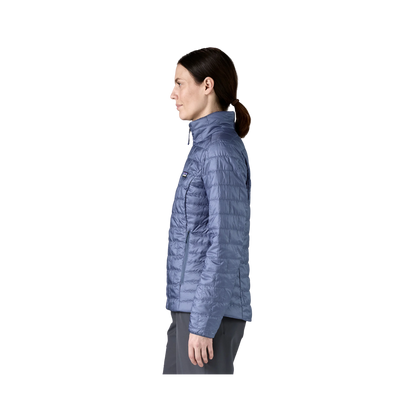 PATAGONIA WOMEN LIGHTWEIGHT NANO PUFF JACKET - CURRENT BLUE side view
