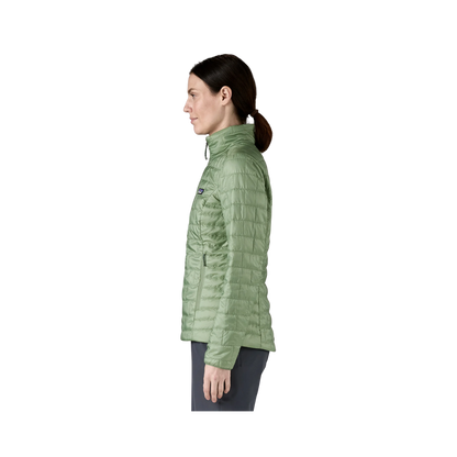 PATAGONIA WOMEN LIGHTWEIGHT NANO PUFF JACKET - ELLWOOD GREEN side view