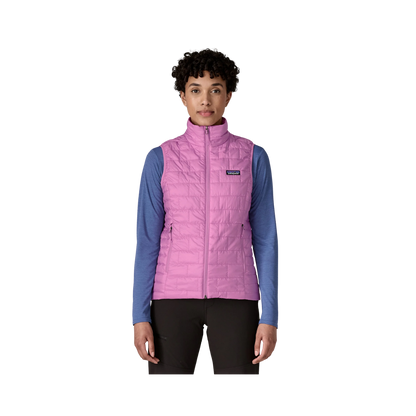 PATAGONIA WOMEN'S LIGHTWEIGHT NANO PUFF VEST - BRISK PURPLE front view