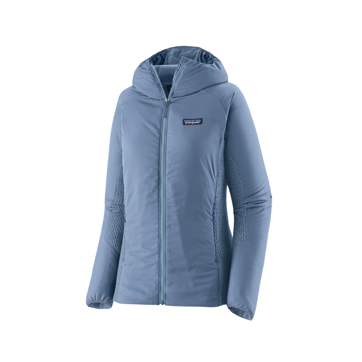 PATAGONIA WOMEN'S NANO-AIR LIGHT HYBRID HOODY - SLIM FIT - BARNACLE BLUE front view