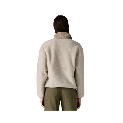PATAGONIA WOMEN'S SYNCHILLA MARSUPIAL PULLOVER - SEA RUN PTTR RD back view