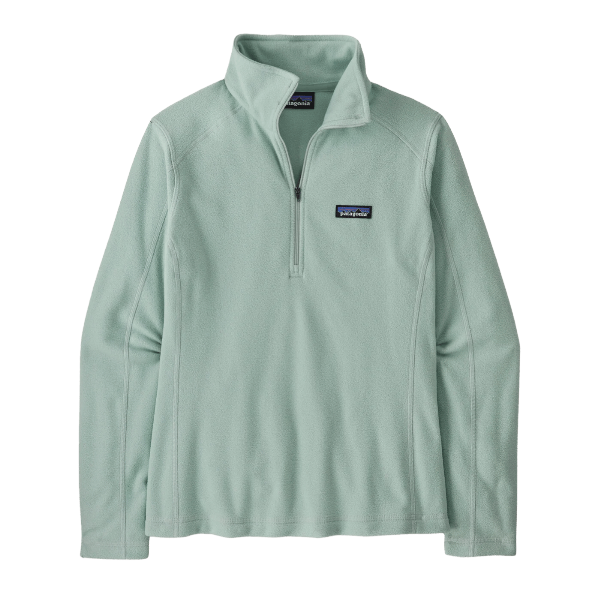 PATAGONIA WOMEN'S MICRO D 1/4 ZIP - VIRTUALLY BLUE FRONT