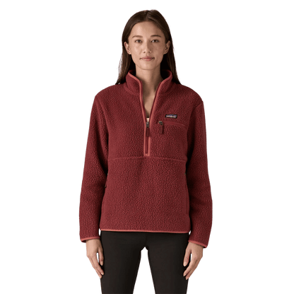 PATAGONIA WOMEN'S RETRO PILE MARSUPIAL - SEQUOIA RED WW FRONT