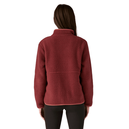 PATAGONIA WOMEN'S RETRO PILE MARSUPIAL - SEQUOIA RED WW BACK