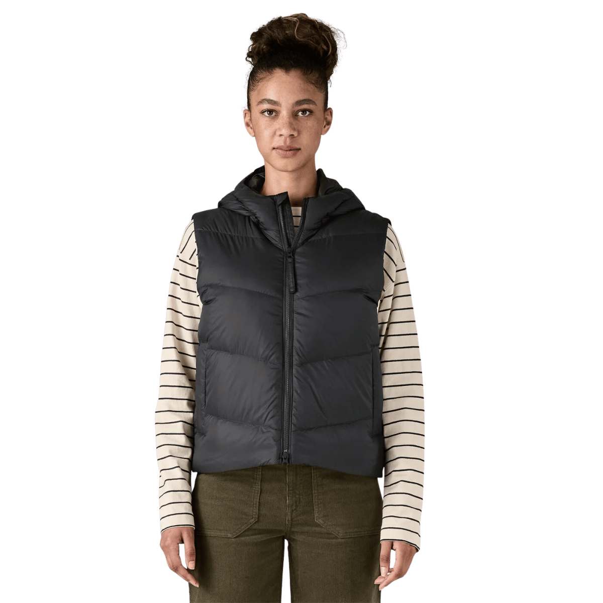 PATAGONIA WOMEN'S SINDIT VEST - BLACK WW FRONT