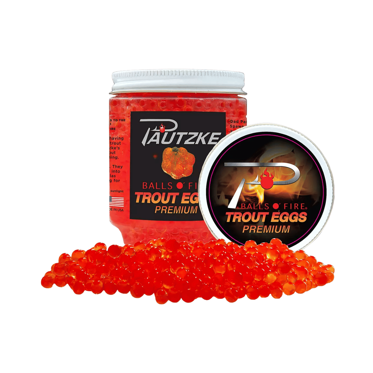 PAUTZKE BAIT BALLS O'FIRE TROUT EGGS 8OZ PREMIUM