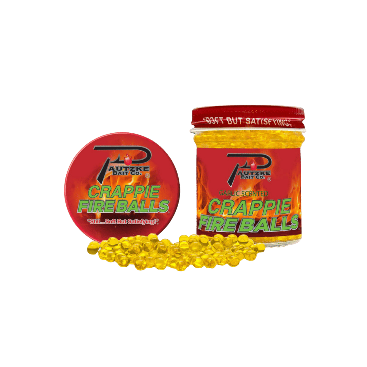 PAUTZKE BAIT CRAPPIE FIRE BALLS 1.35OZ GOLDGARLIC