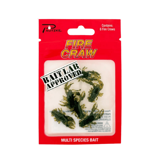 PAUTZKE BAIT FIRE CRAW 6CT  GRN PUMPKIN