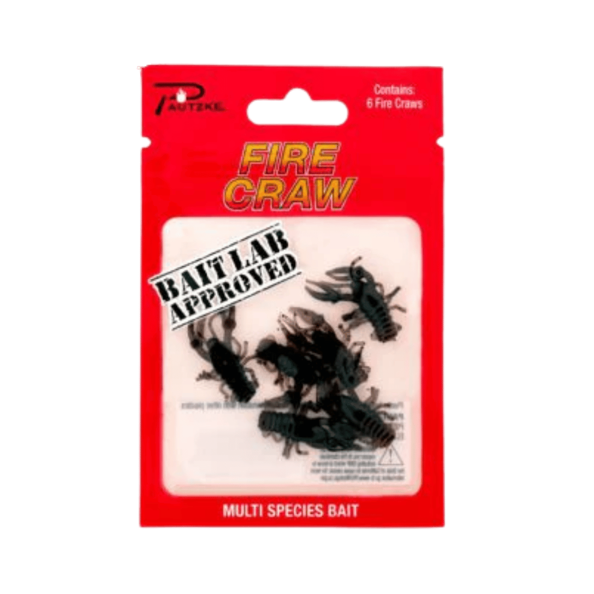 PAUTZKE BAIT FIRE CRAW 6CT NATURAL