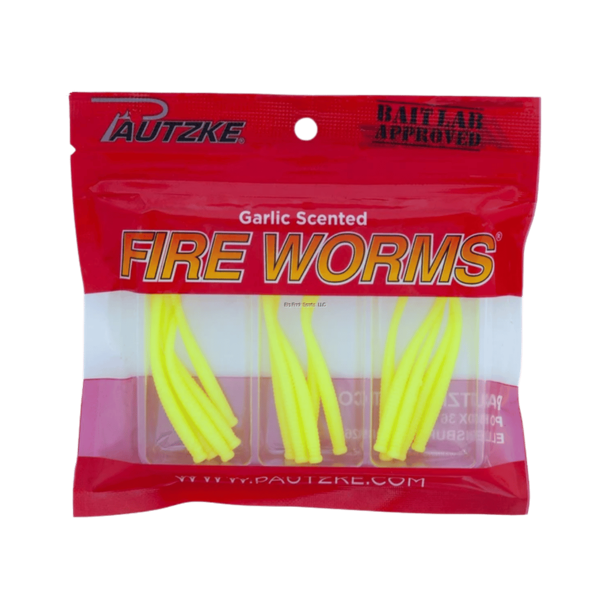 PAUTZKE BAIT FIRE WORMS – 2.7" (15CT) CHARTREUSE