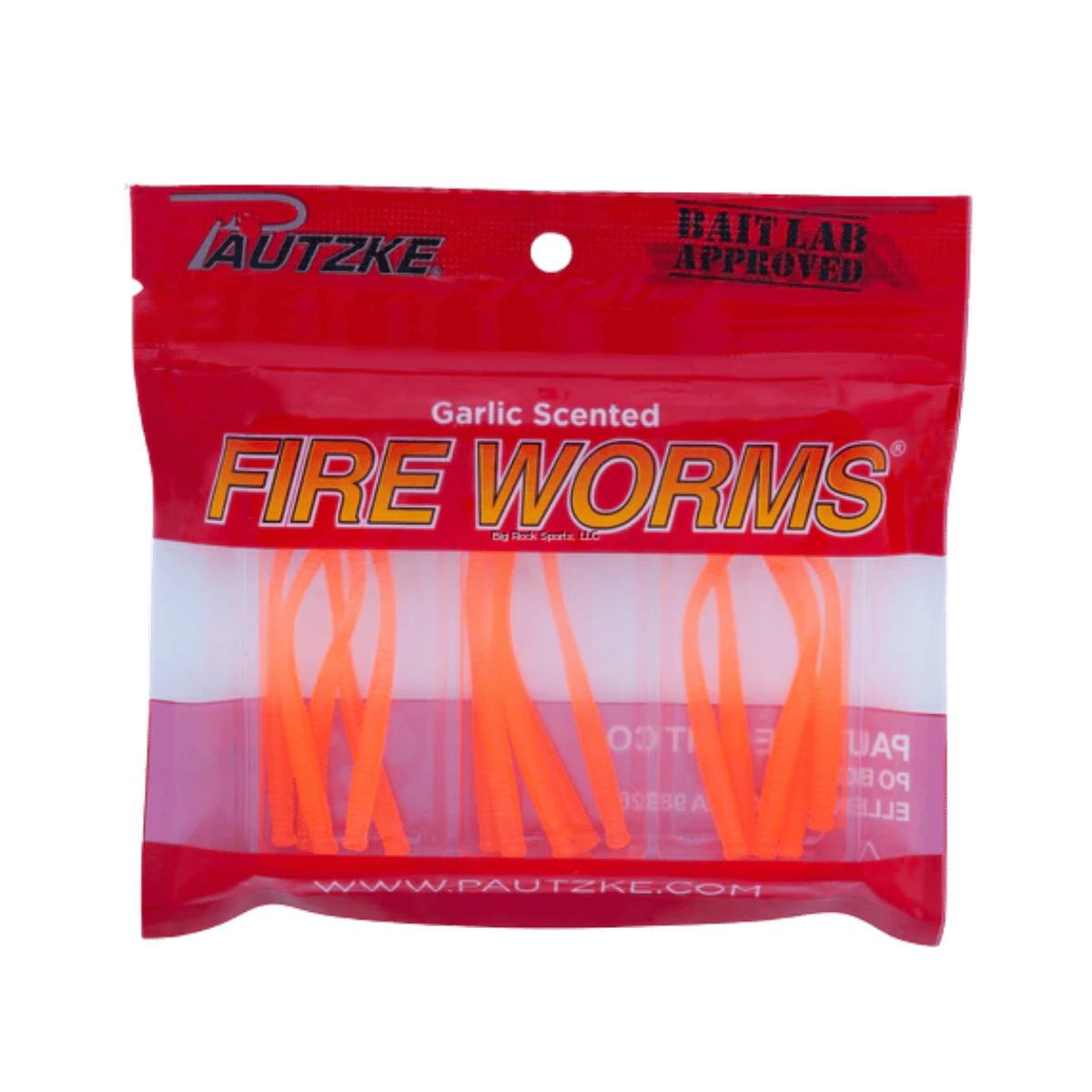 PAUTZKE BAIT FIRE WORMS – 2.7" (15CT) ORANGE