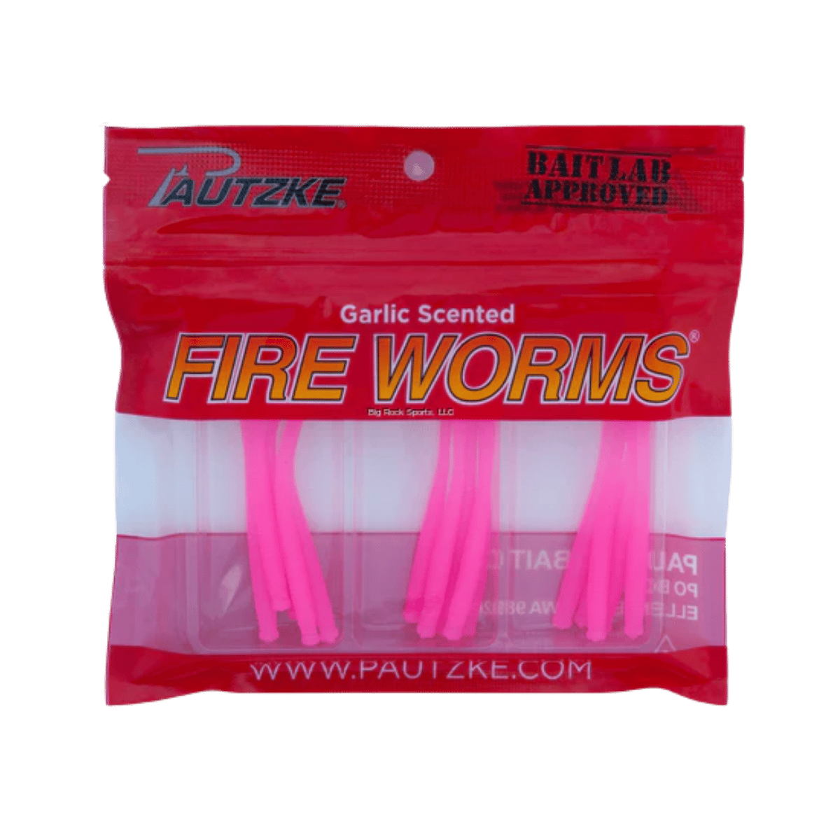 PAUTZKE BAIT FIRE WORMS – 2.7" (15CT) PINK_