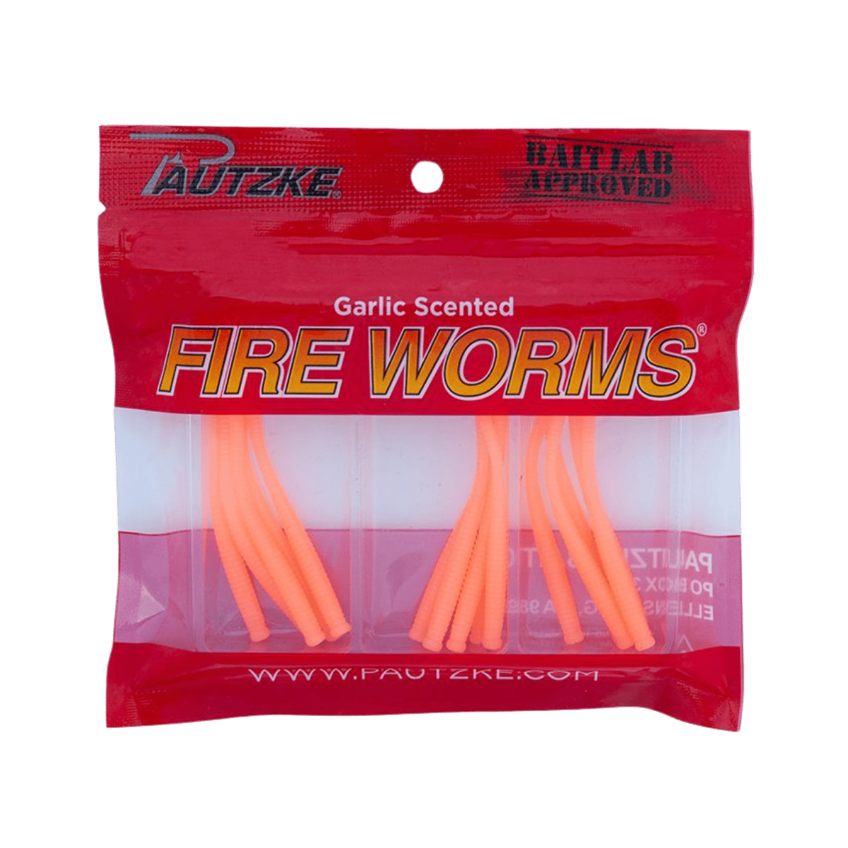 PAUTZKE BAIT FIRE WORMS – 2.7" (15CT) PEACH