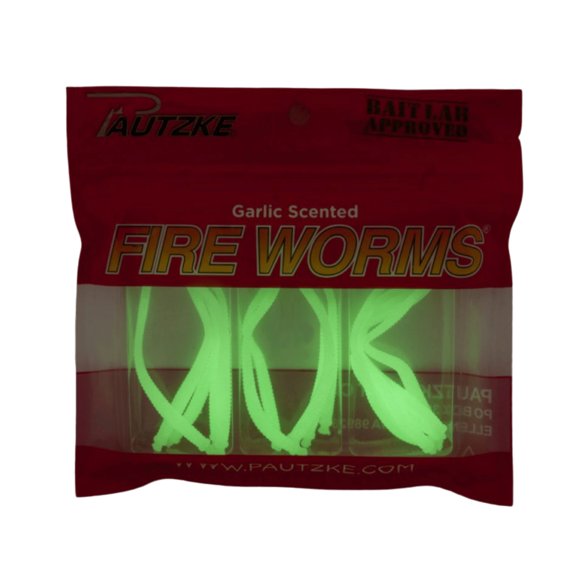 PAUTZKE BAIT FIRE WORMS – 2.7" (15CT) GLOW_