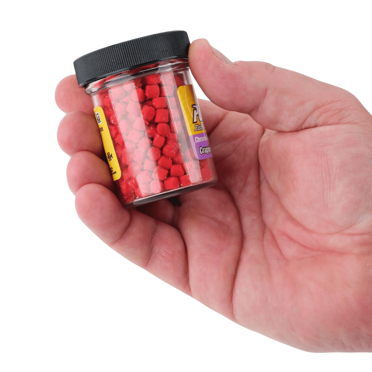 BERKLEY POWERBAIT CHROMA-GLOW CRAPPIE NIBBLES FISHING LURE - GLOW RED_3