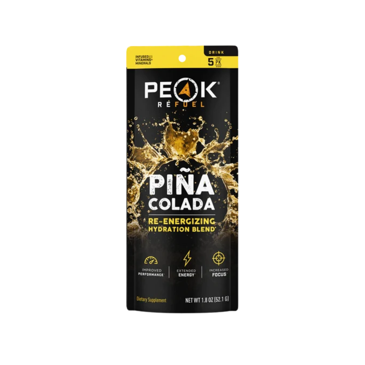 PEAK REFUEL DRINK STICKS 10PK PINA COLADA