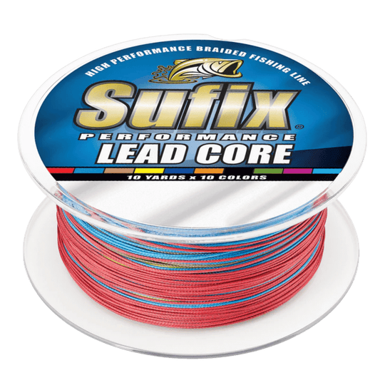 SUFIX 200YD PERFORMANCE LEAD CORE METERED FISHING LINE 18LB