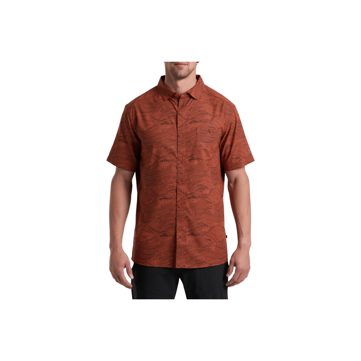 KUHL MEN'S PERSUADR SHORT SLEEVE - INFERNO - FRONT VIEW