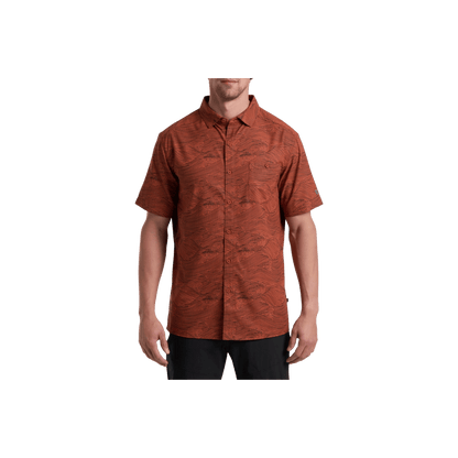 KUHL MEN'S PERSUADR SHORT SLEEVE - INFERNO - FRONT VIEW