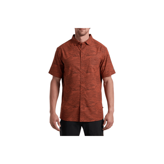 KUHL MEN'S PERSUADR SHORT SLEEVE - INFERNO - FRONT VIEW