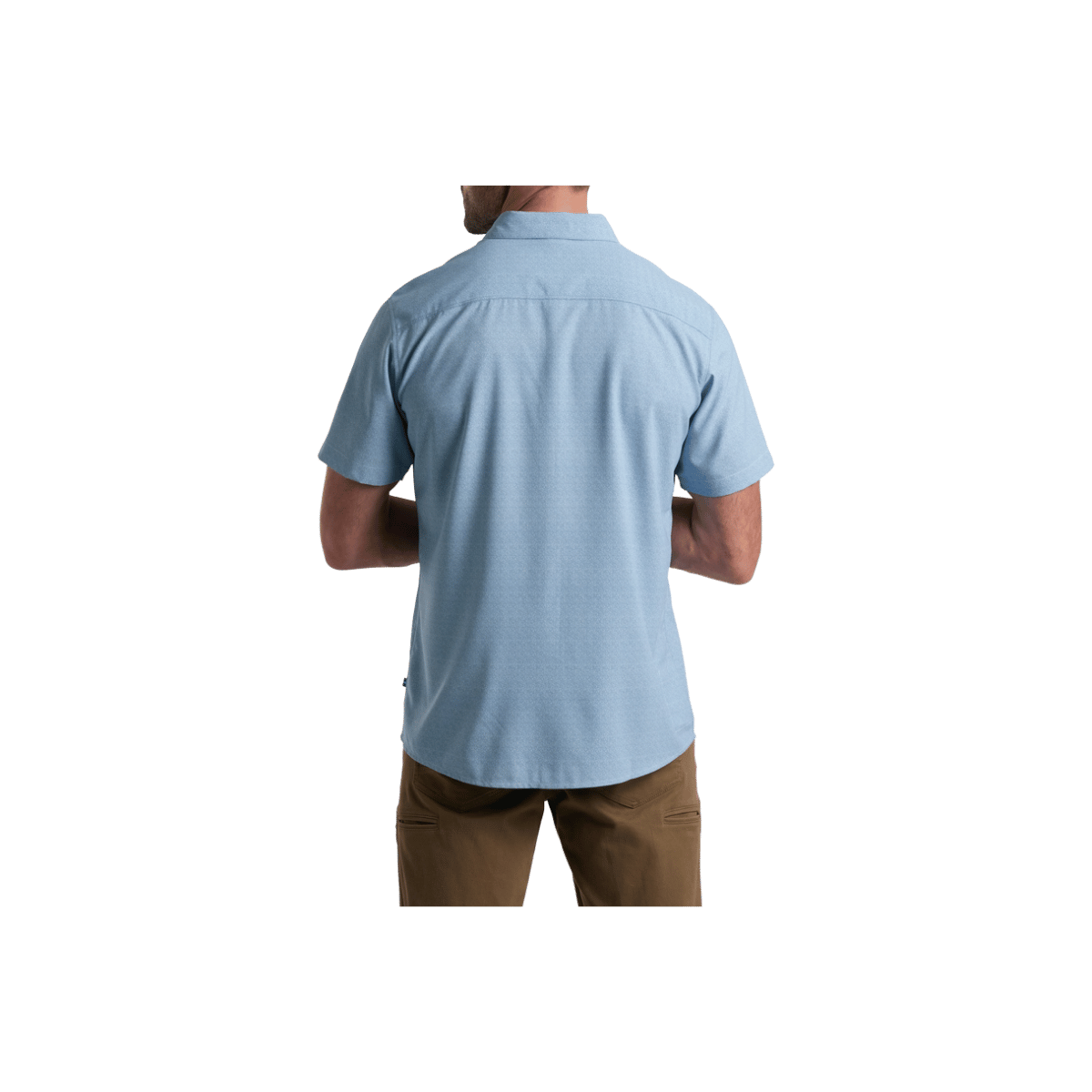 KUHL MEN'S PERSUADR SHORT SLEEVE - GLACIER - BACK VIEW