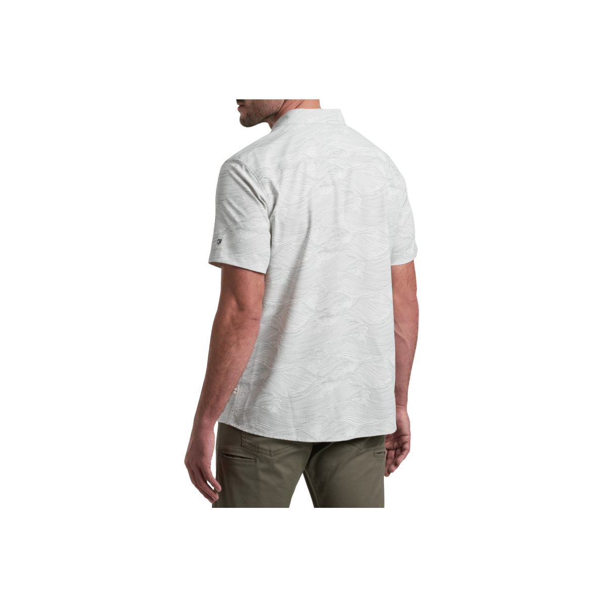 KUHL MEN'S PERSUADR SHORT SLEEVE - BONE - BACK VIEW