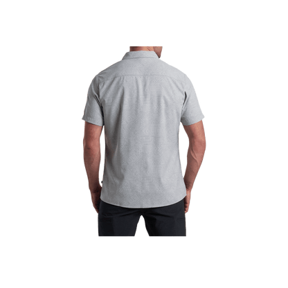 KUHL MEN'S PERSUADR SHORT SLEEVE - ASH - BACK VIEW