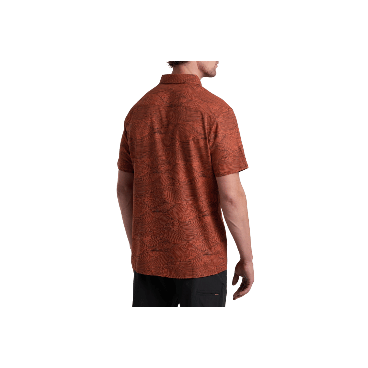 KUHL MEN'S PERSUADR SHORT SLEEVE - INFERNO - BACK VIEW