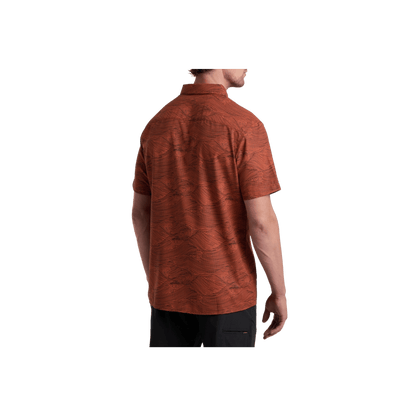 KUHL MEN'S PERSUADR SHORT SLEEVE - INFERNO - BACK VIEW