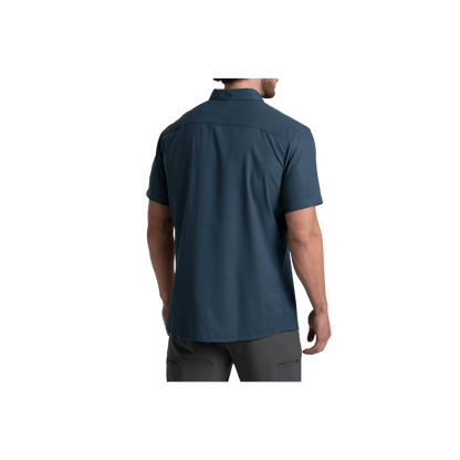 KUHL MEN'S PERSUADR SHORT SLEEVE - MIDNIGHT TIDE - BACK VIEW