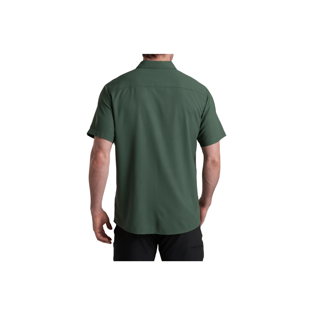 KUHL MEN'S PERSUADR SHORT SLEEVE - SMOKED PINE  - BACK