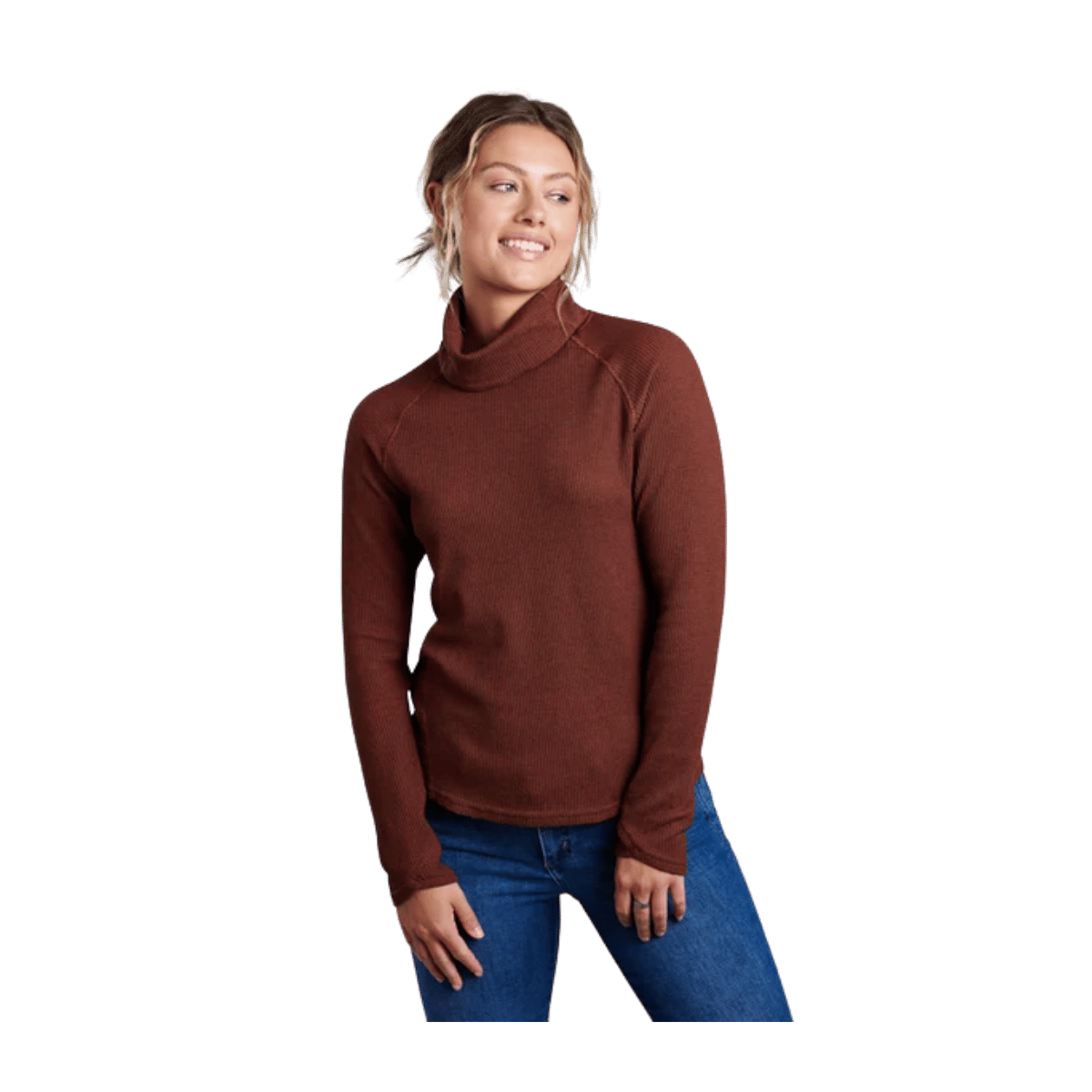 KUHL WOMEN'S PETRA TURTLENECK - CINNAMON