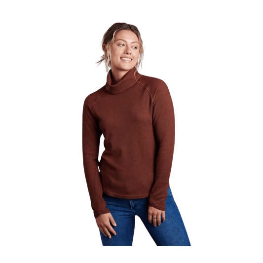 KUHL WOMEN'S PETRA TURTLENECK - CINNAMON