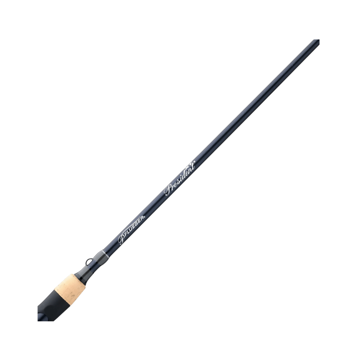 PFLUEGER PRESIDENT XT SPINNING ROD 6'6" L M 2PC, ROD BLANK, LOGO