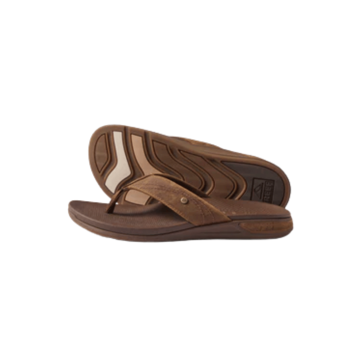 REEF MEN'S PHANTOM LUX FLIP - TOFFEE - SIDE VIEW