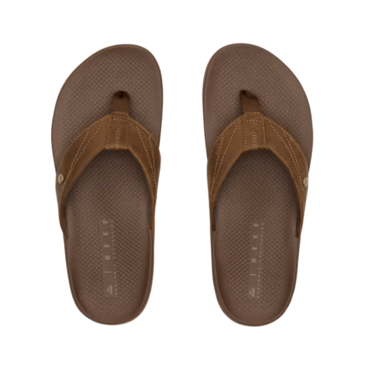 REEF MEN'S PHANTOM LUX FLIP - TOFFEE - TOP VIEW