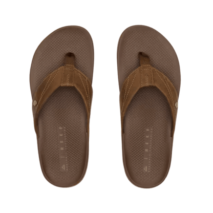 REEF MEN'S PHANTOM LUX FLIP - TOFFEE - TOP VIEW