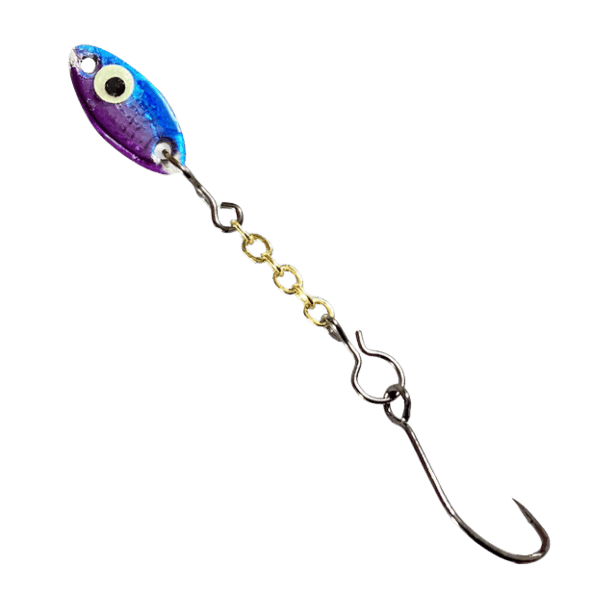 PK LURES METIGOSHE RIG 1/32 OZ TUNGSTEN PURPLE BLUE