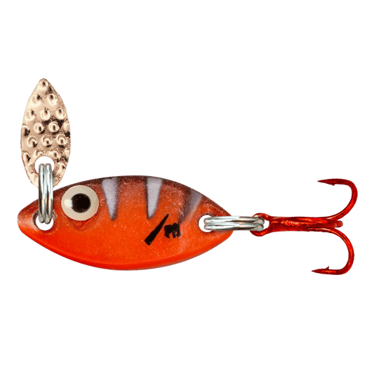 PK LURES TUNGSTEN PREDATOR FLASH SPOON 1/16 OZ. BENGAL TIGER GLOW