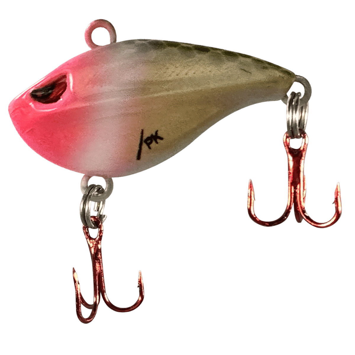 PK LURES MINI RATTL'R - CLOWN GLOW 