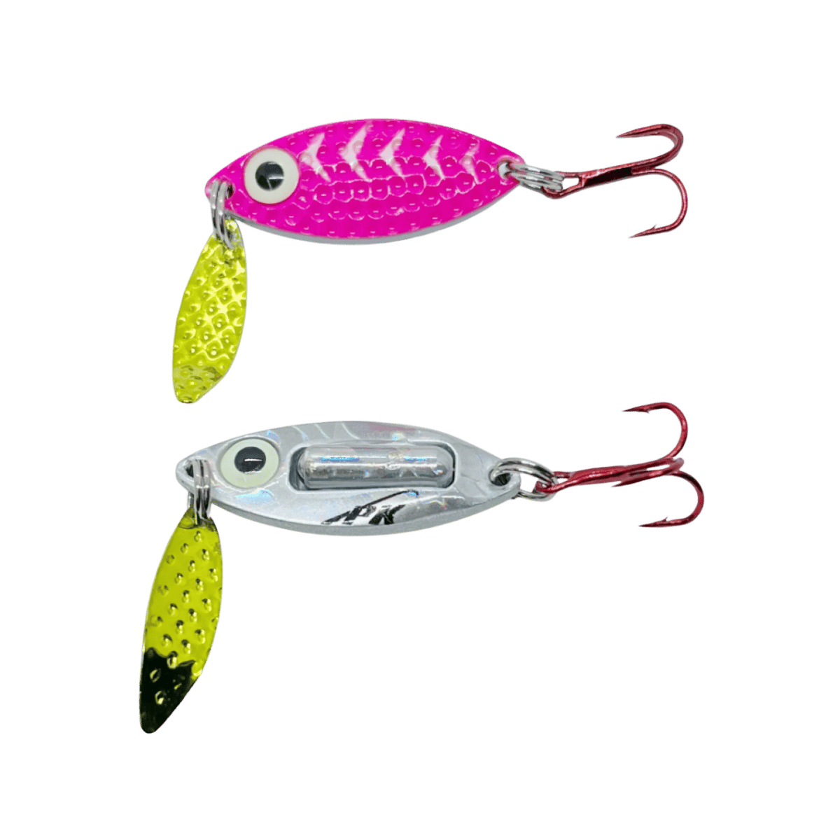 PK RATTLE SPOON 1/4OZ PINK HOLOGRAM